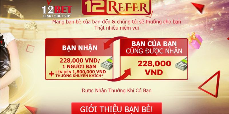 Điều kiện quan trọng khi tham gia 12REFER tại 12BET Điều kiện quan trọng khi tham gia 12REFER tại 12BET